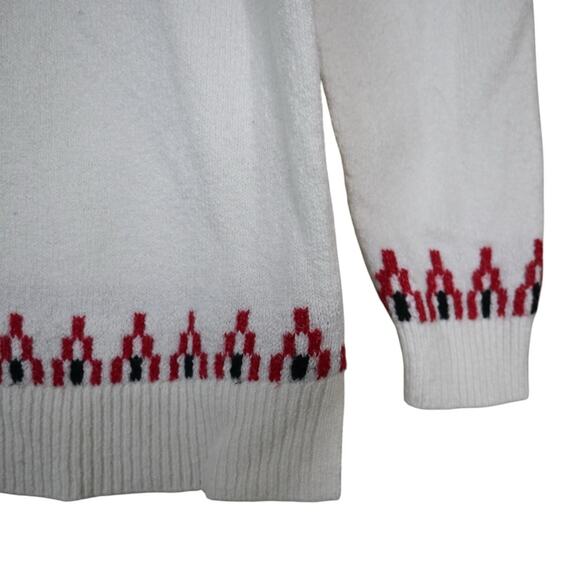 LOFT Womens S Fair Isle Mock Neck Tunic Sweater - Picture 6 of 9